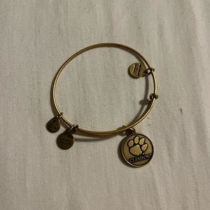 Alex and Ani Clemson charm bangle bracelet